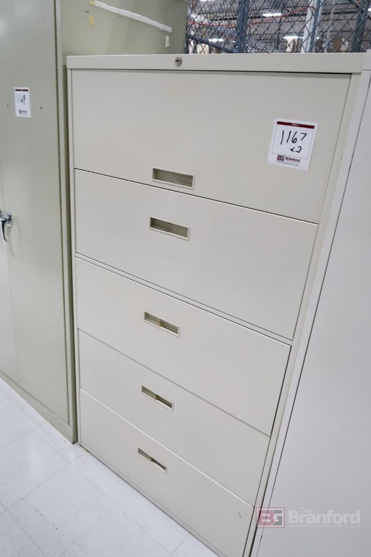 (2) 4-Drawer Top Shelf File Cabinets - Image 2 of 2