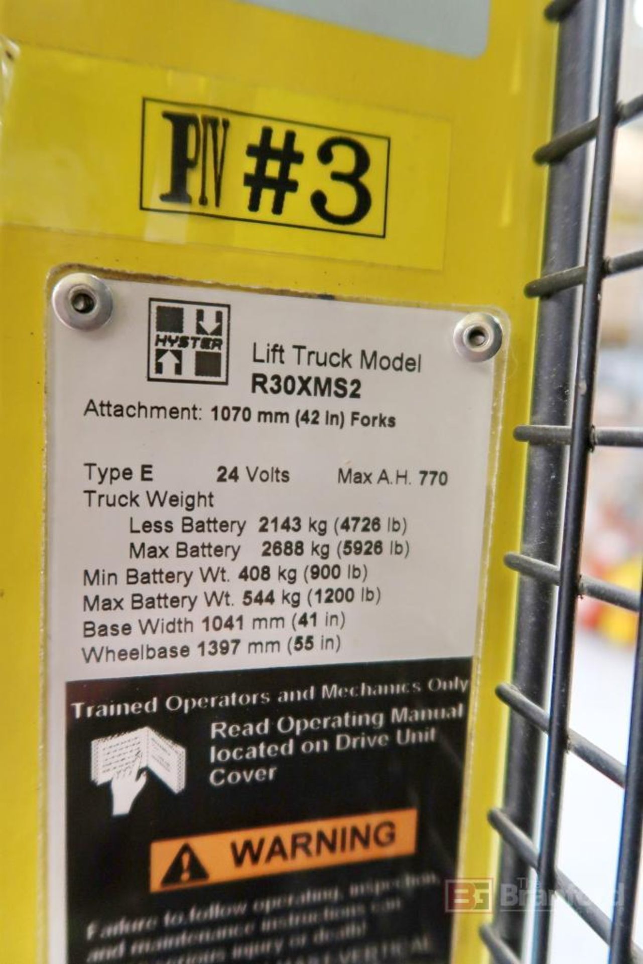 Hyster Lift Truck Model R30XMS2 Attachment - Image 5 of 6