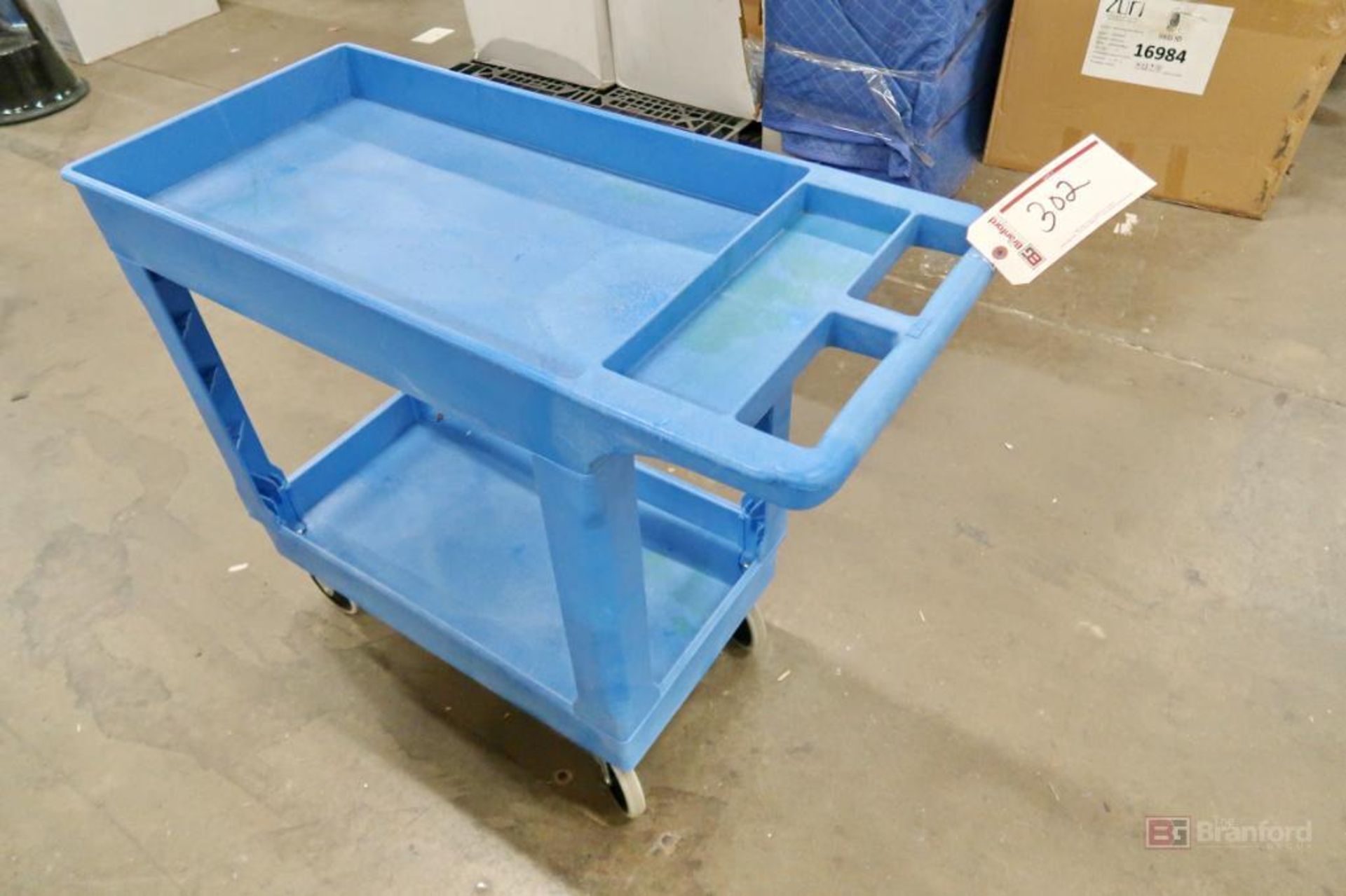 Uline Rubber Utility Cart