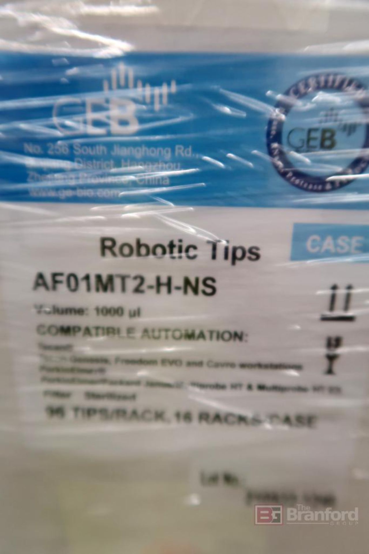 (2) Pallets of GEB AF01MT2-H-NS Robotic Tips - Image 4 of 4