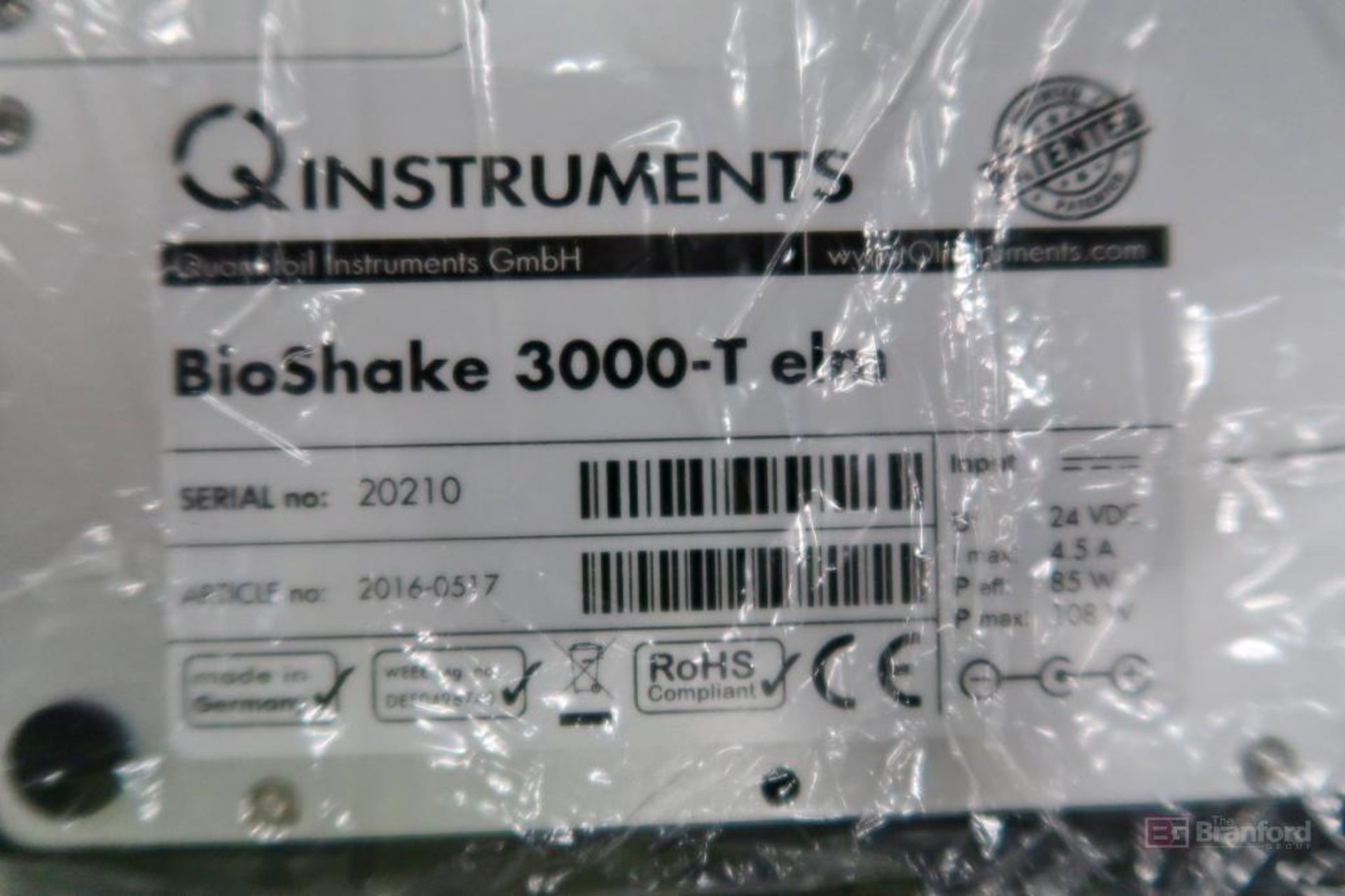 Q Instruments BioShake 3000-T elm Microplate Shaker - Image 3 of 3