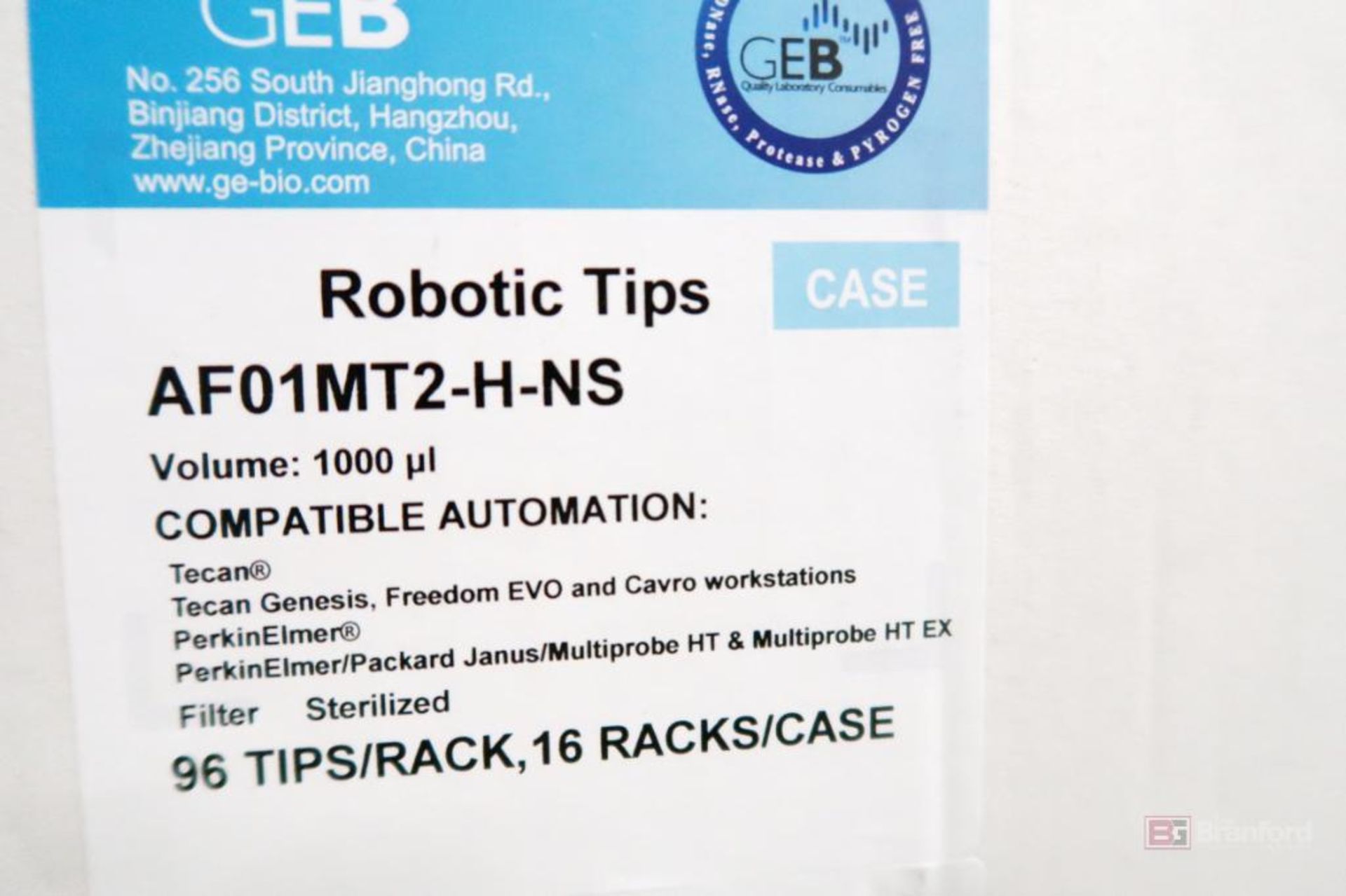 (6) Pallets of GEB AF01MT2-H-NS Robotic Tips - Image 4 of 4