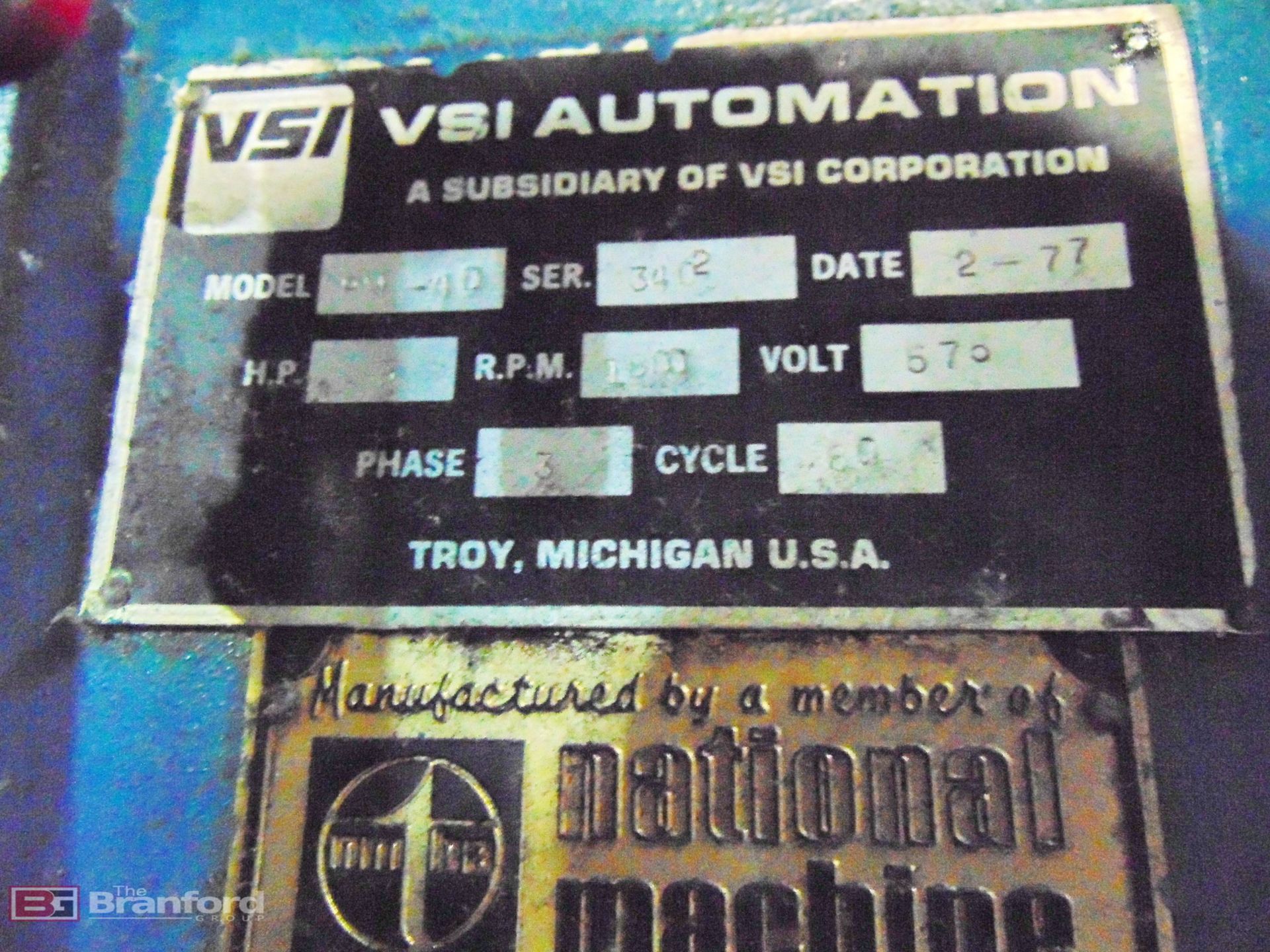 VSI Automation Model PM-40 Stud Setting Press - Image 5 of 7