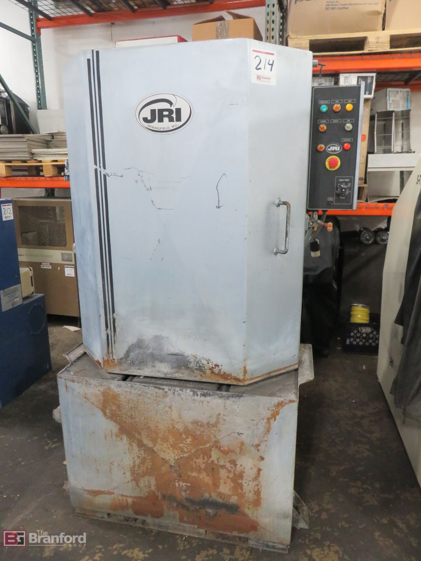 JRI Rotary Table Batch-Type Parts Washer