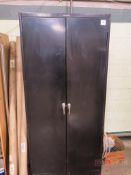 Tennsco 2-Door Metal Cabinet, w/ Contents