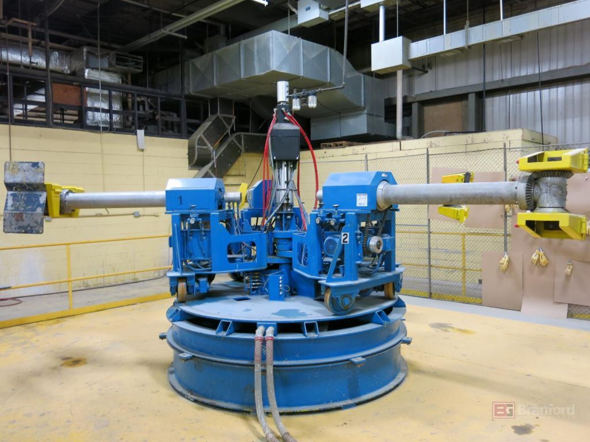 Ferry Industries Model Rotospeed, 4-Station Rotational Molding Machine