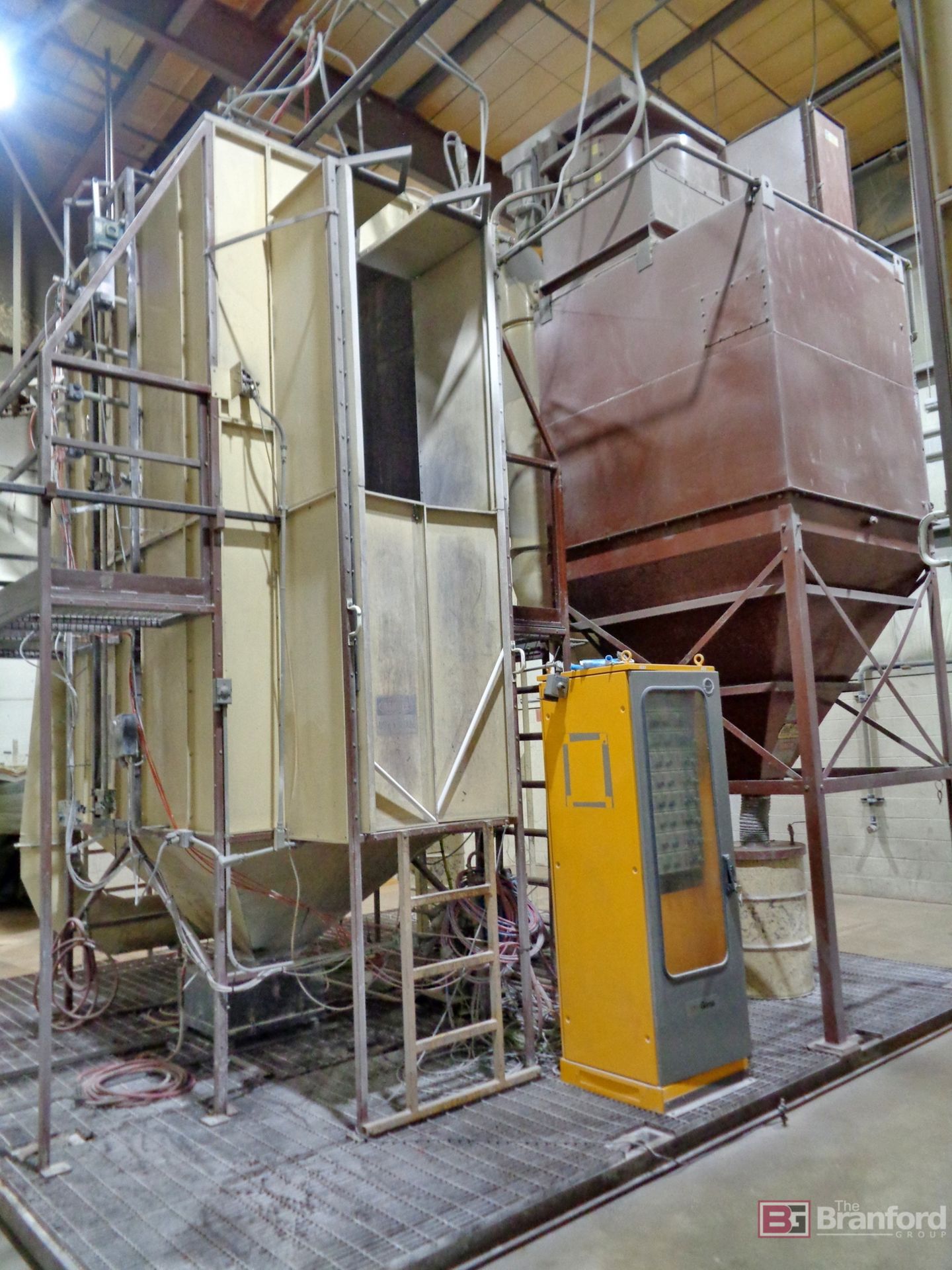 Thorid Automatic Powder Booth, Dust Collection, Cyclone System