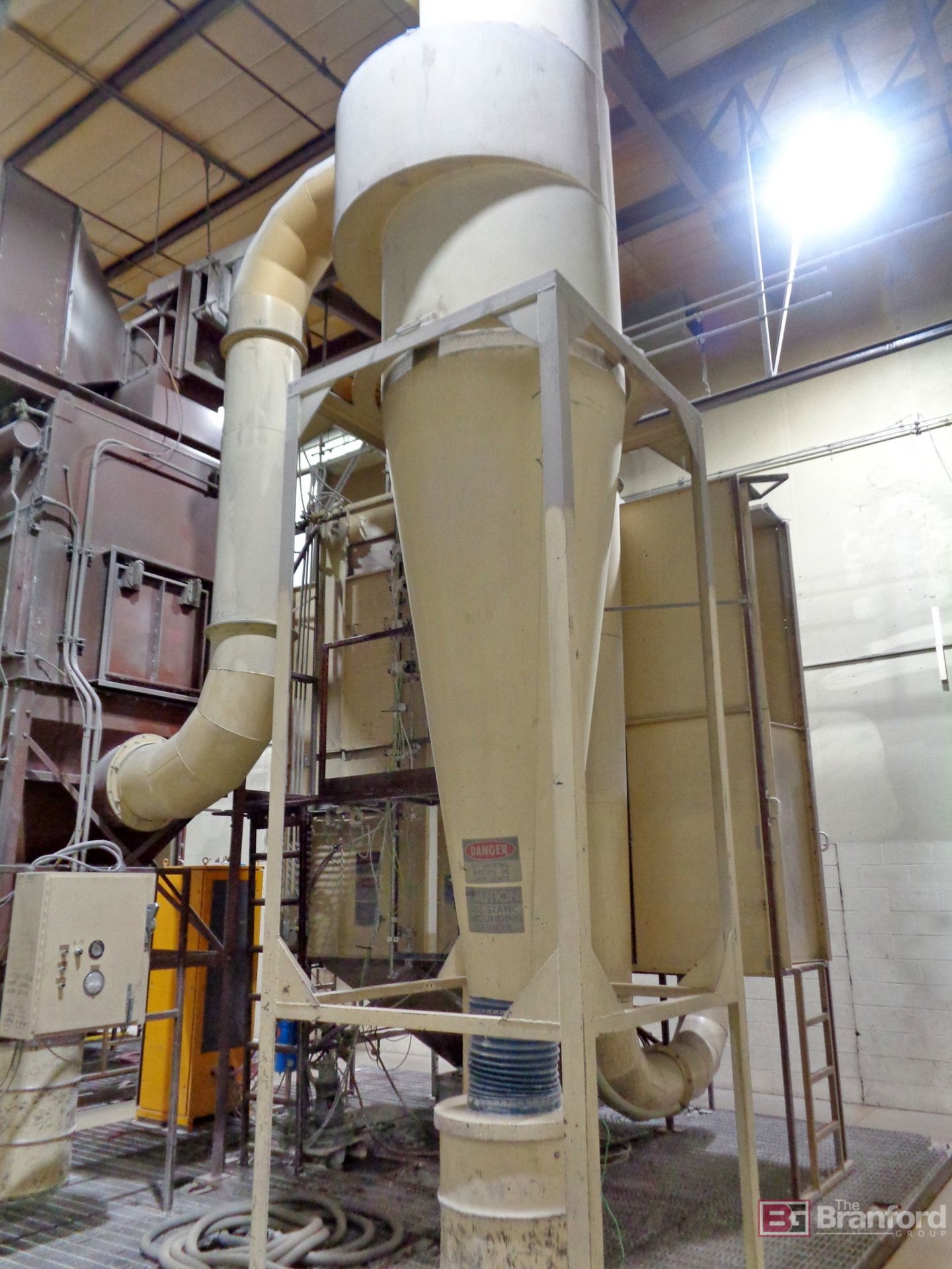 Thorid Automatic Powder Booth, Dust Collection, Cyclone System - Image 8 of 8