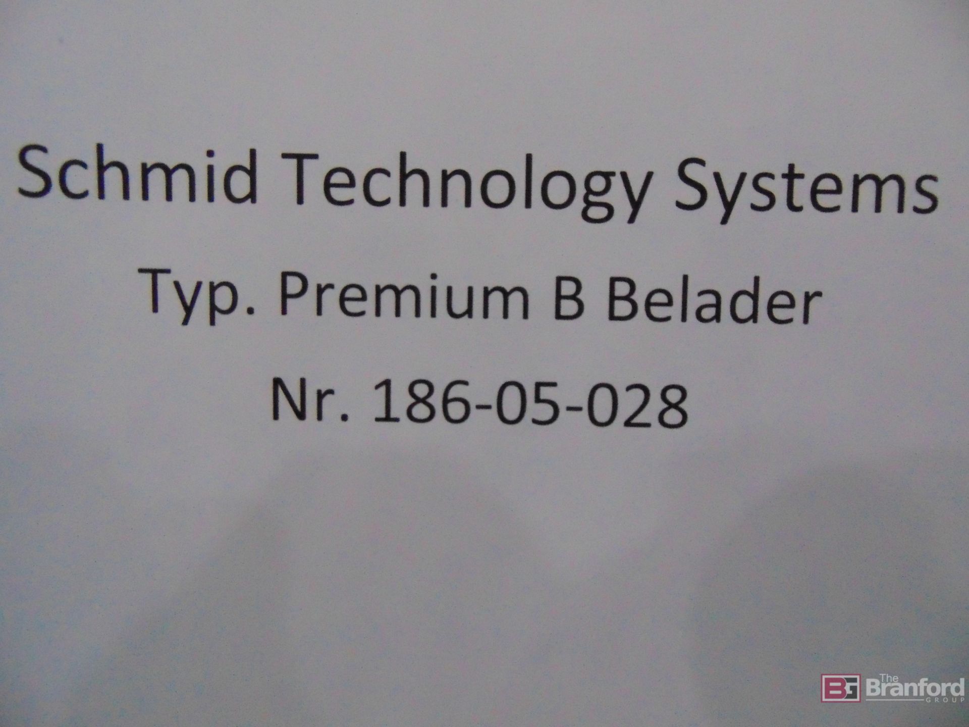Schmid Technology Systems Type Premium B Loader - Image 6 of 6