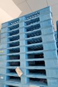 (10) NSF compliant Plastic Pallets
