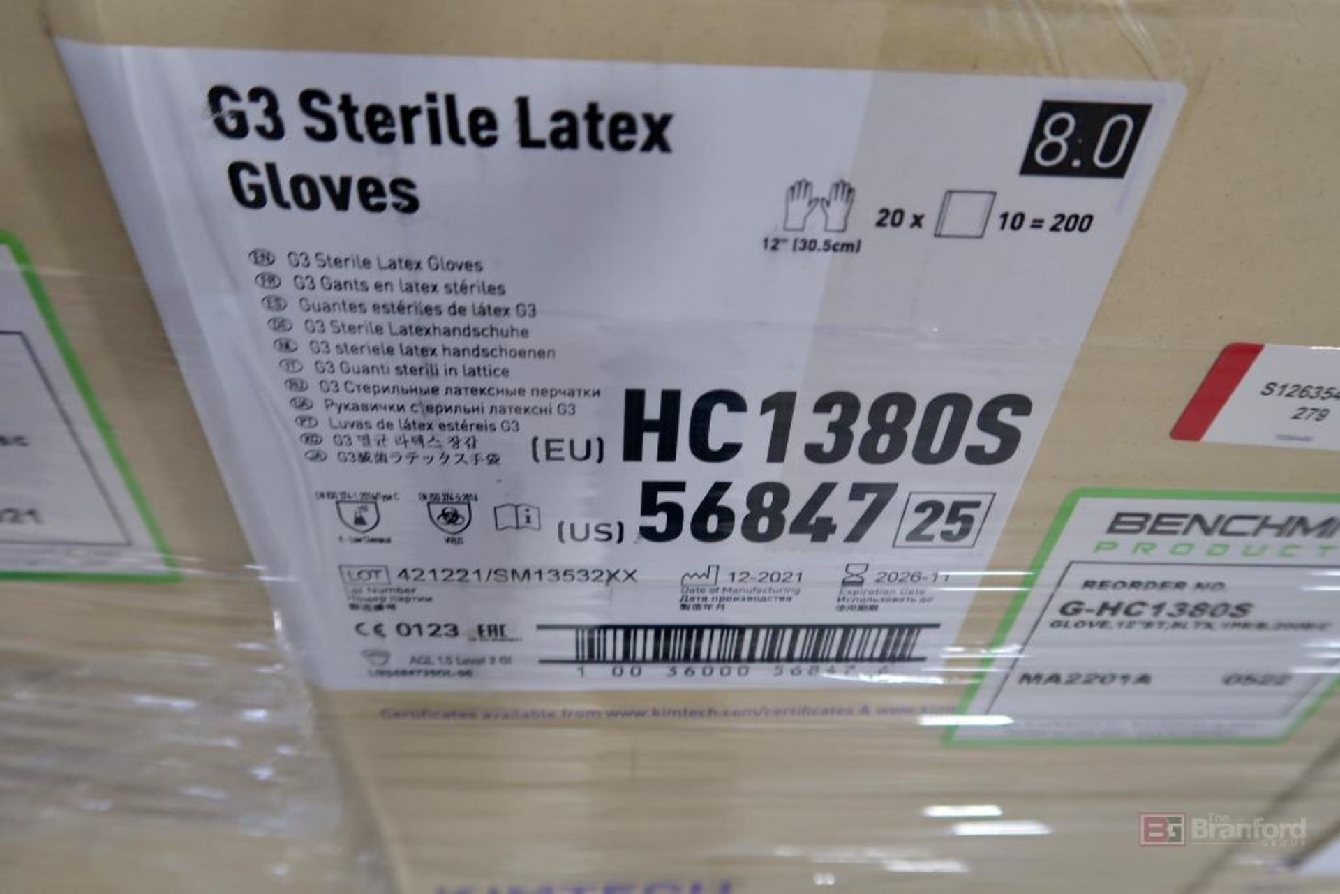 (2) pallets of Kimtech sterile latex gloves - Image 2 of 2