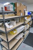 (2) Light duty shelving units