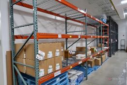 (9) sections of Pallet racking