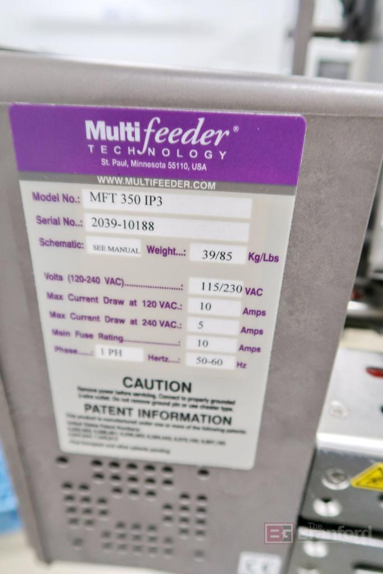 Multifeeder MFT350ip3 friction feeder - Image 6 of 10
