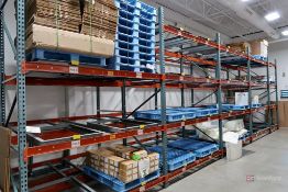 (5) sections of pallet racking