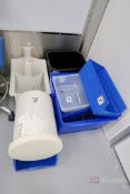 Misc plastic, bins, containers, cylinder