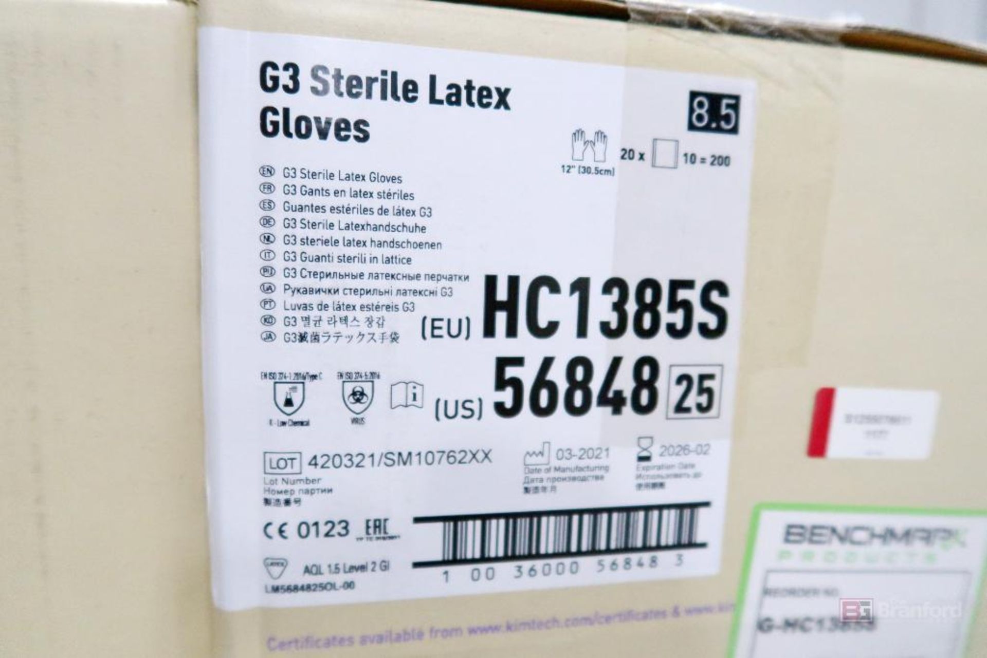 (2) pallets of Kimtech sterile latex gloves - Image 3 of 3