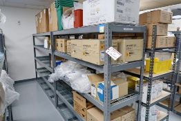 (2) Medium duty shelving units