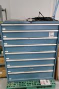 8-Drawer Lista cabinet w/ contents