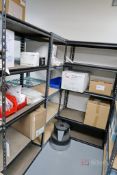 (3) Light duty shelving units