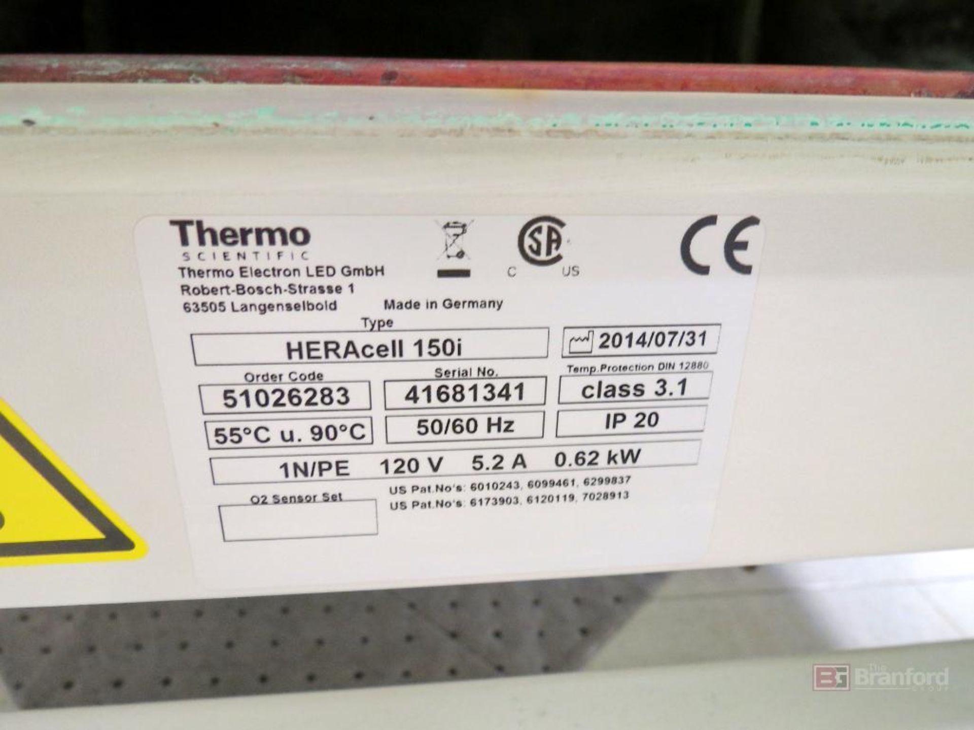 Thermo HERAcell 150i CO2 Stackable Incubator w/ Casters - Image 5 of 5