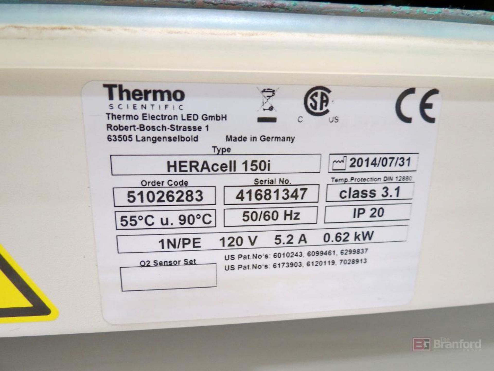 Thermo HERAcell 150i CO2 Stackable Incubator - Image 4 of 4