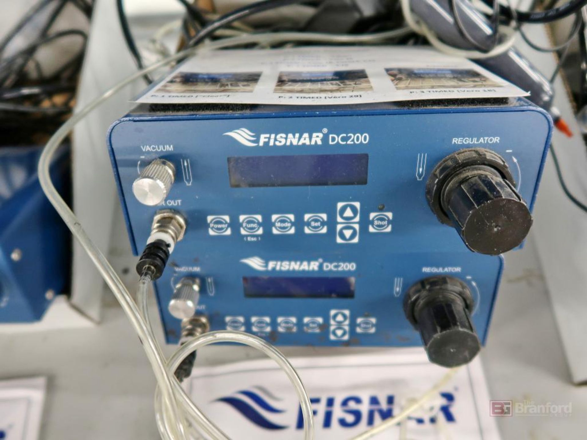 (2) Fisnar Model DC200, Digital Dispenser