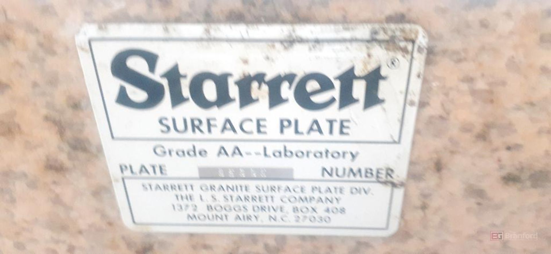 Starrett Granite Surface Plate - Image 3 of 3