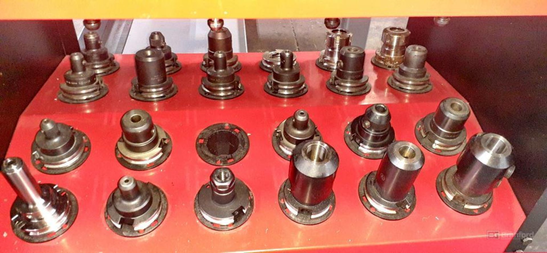 Lot of CAT-40 Tooling, Tool Holders and Tool Cart - Image 4 of 5