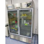 VWR Symphony Model SCPPR-49G Double Glass Door Refrigerator