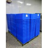 Large Lot of Uline Nestable Stackable Heavy Duty Totes