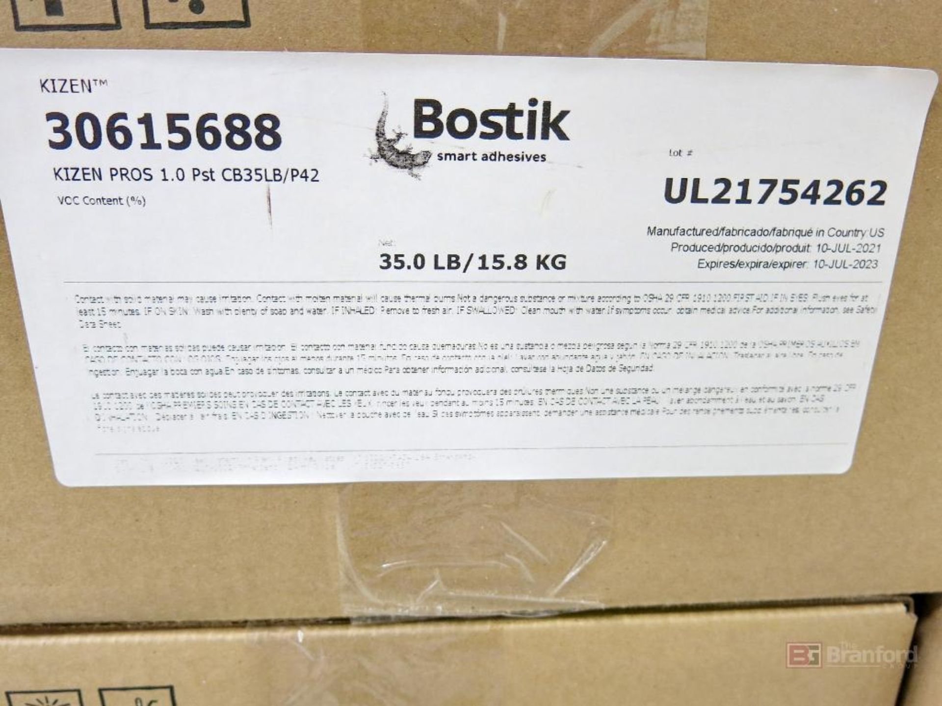 Pallet of Bostik Model UL21754262 Glue Pellets - Image 2 of 2