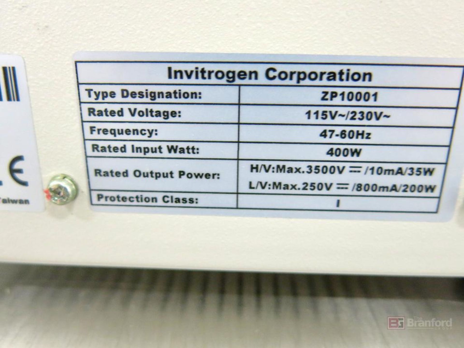 Invitrogen Low & High Power Biorad Type Electric Cell Generator - Image 3 of 5