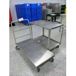 Stainless Steel Flatbed Cart, Stainless Steel Cart