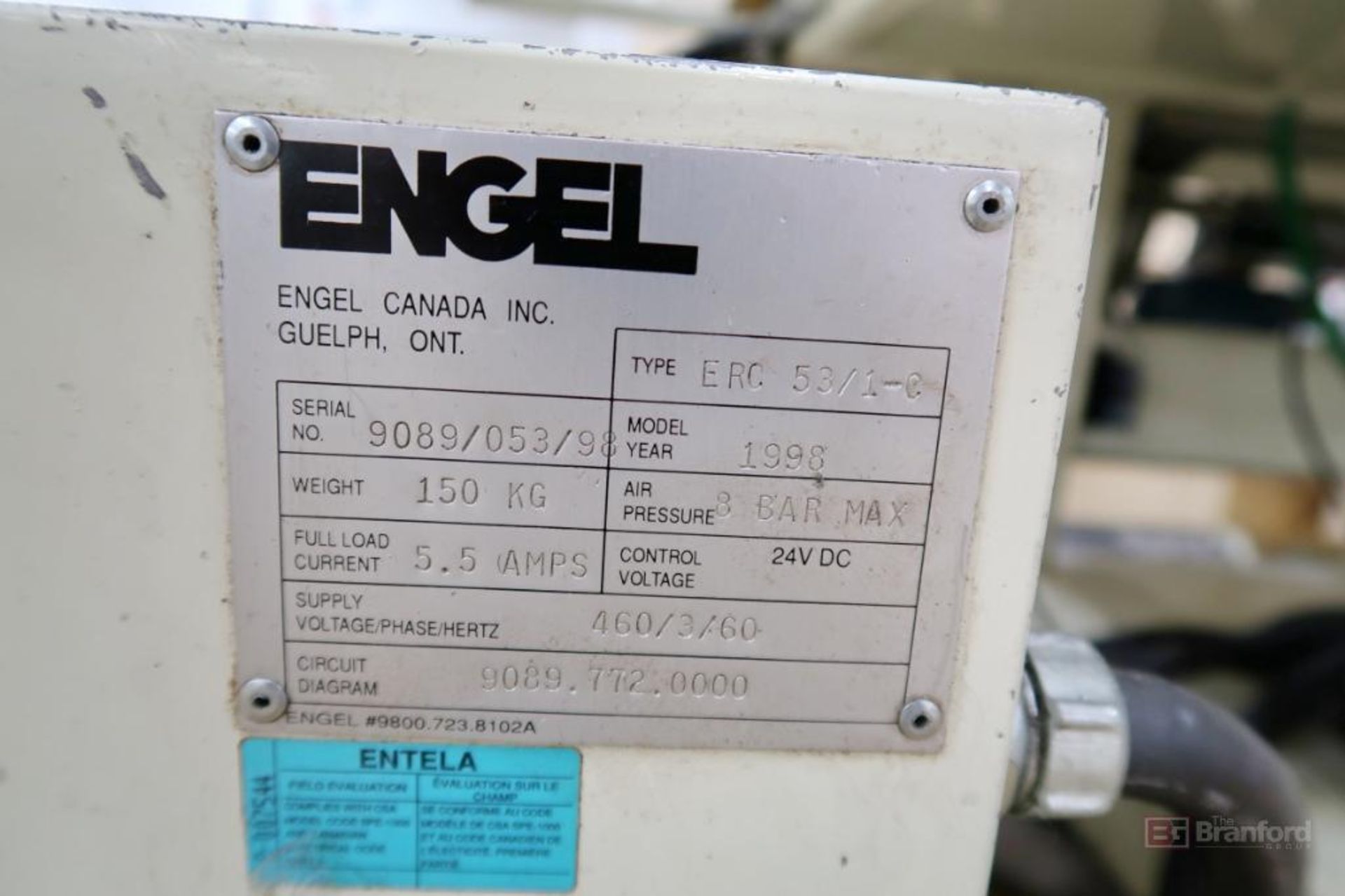 Engel 300-Ton 2-Shot Rotary Platen Injection Molding Machine w/ Robot - Image 13 of 13