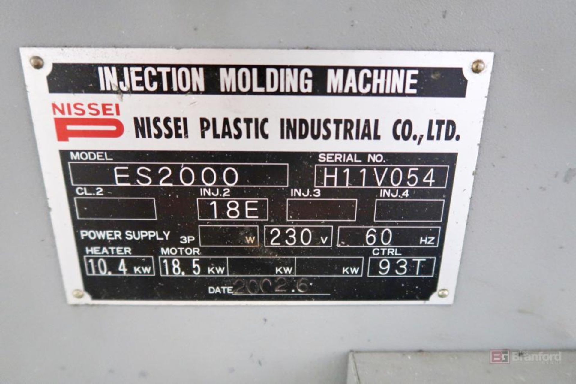 Nissei ES2000 120-Ton x 4.7-Oz Electric Injection Molding Machine w/ Robot - Image 14 of 14