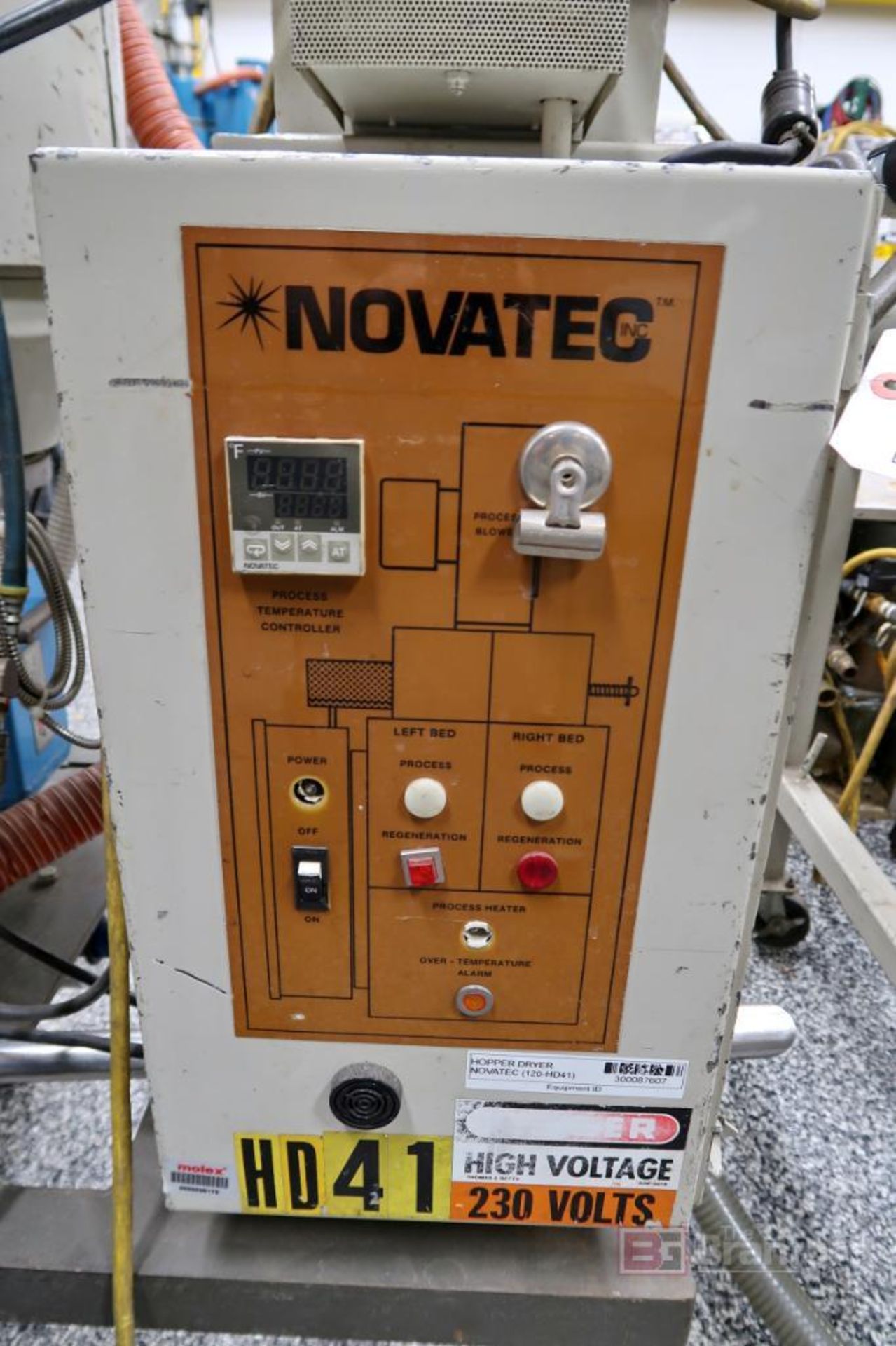 Novatec Dryer Model MD-25A w/ 30-Lb Hopper - Image 4 of 7