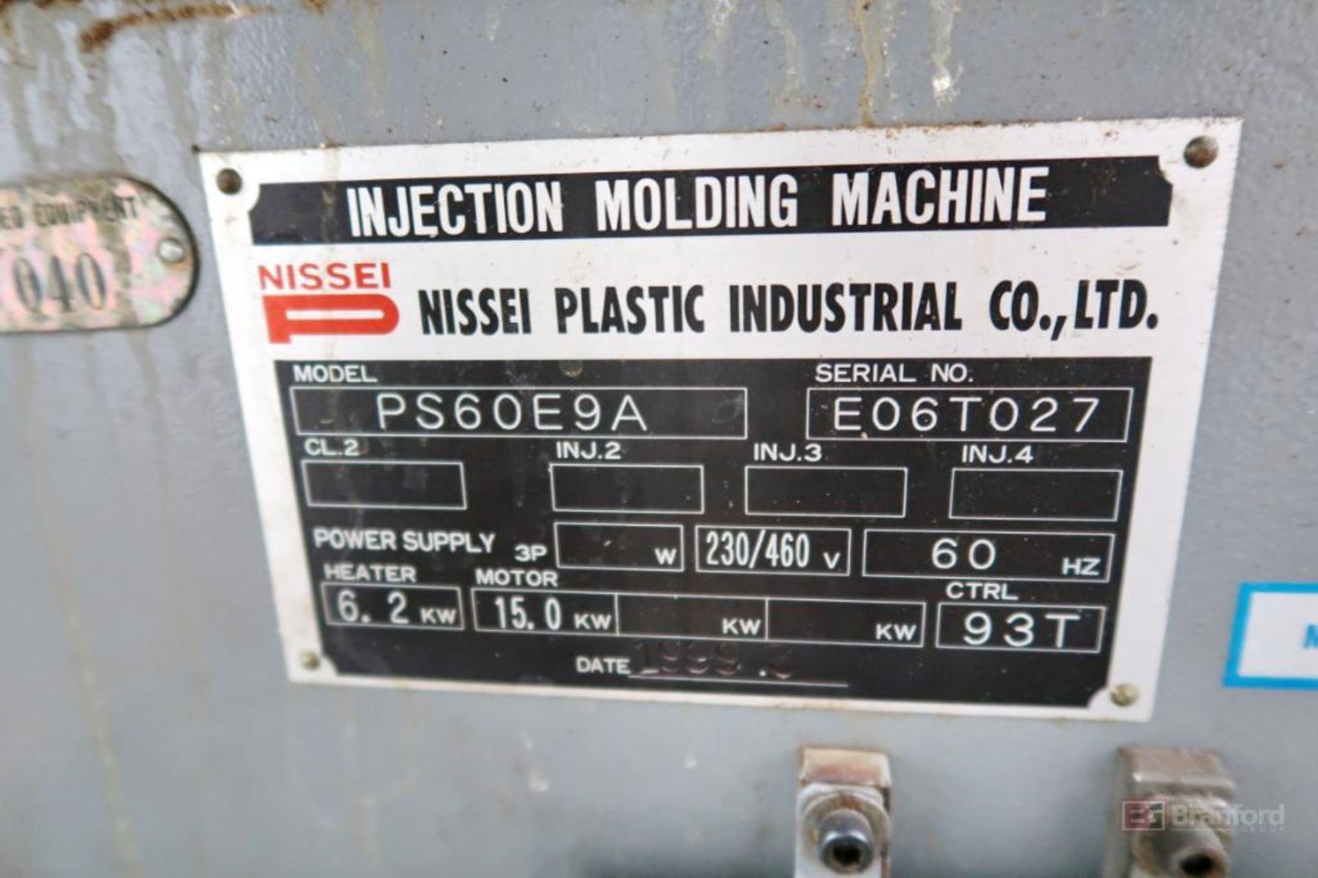 Nissei PS60E9A 60-Ton x 2.3-Oz Injection Molding Machine - Image 10 of 10