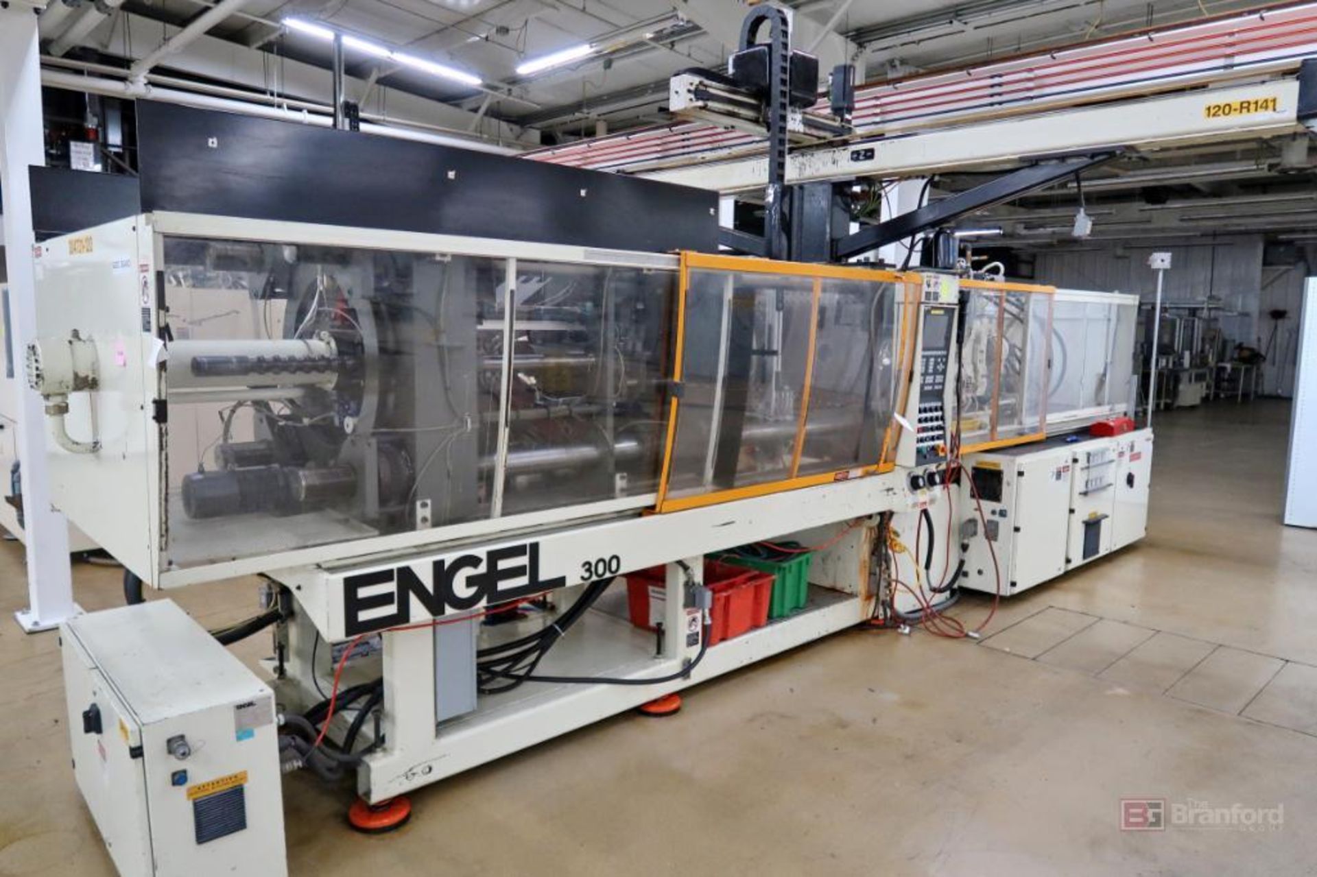 Engel 300-Ton 2-Shot Rotary Platen Injection Molding Machine w/ Robot