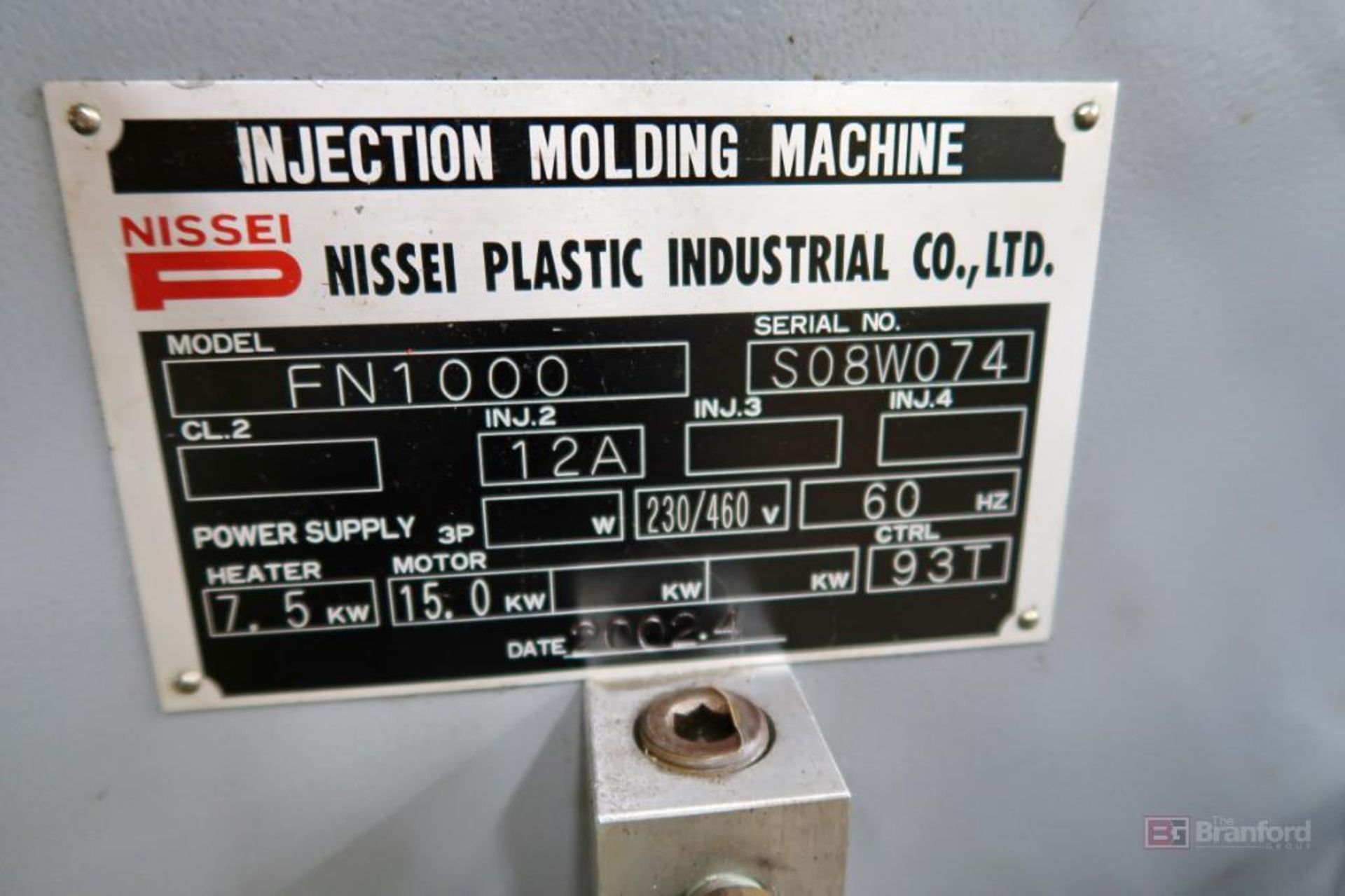 Nissei FN1000 90-Ton x 3.17-Oz Injection Molding Machine w/ Robot - Image 14 of 14