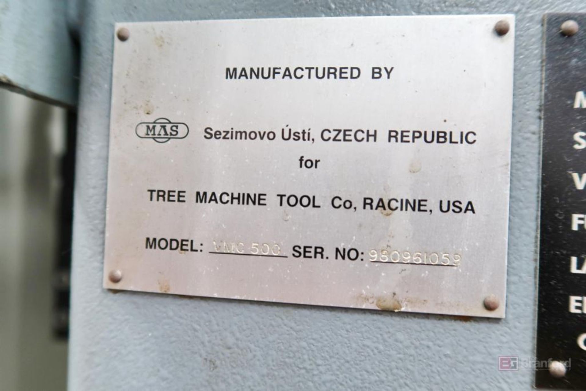 Tree ZPS VMC500 Vertical Machining Center - Image 11 of 14