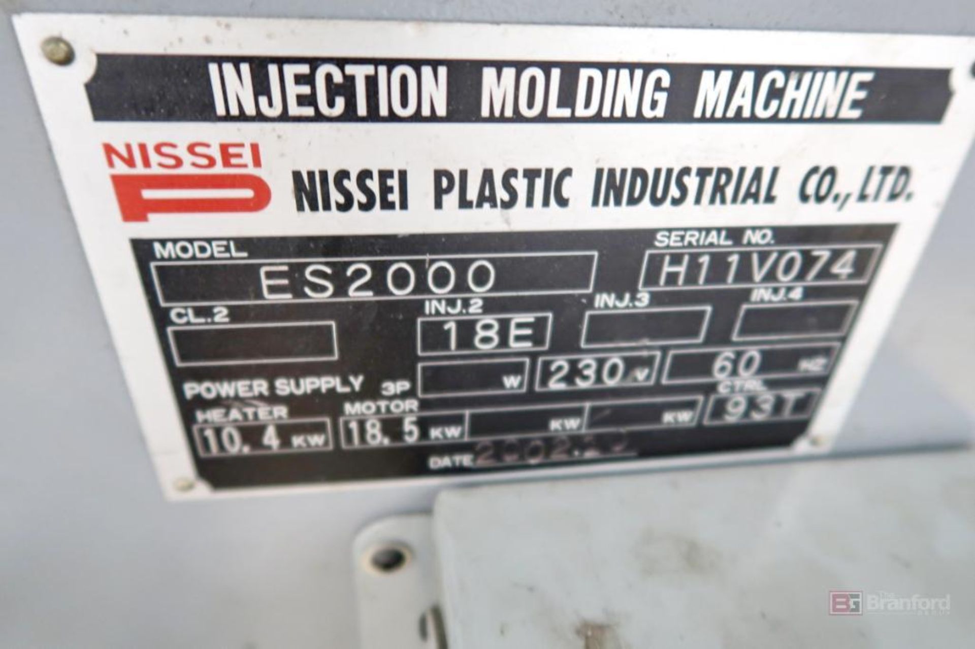 Nissei ES2000 120-Ton x 4.7-Oz Electric Injection Molding Machine w/ Robot - Image 12 of 13