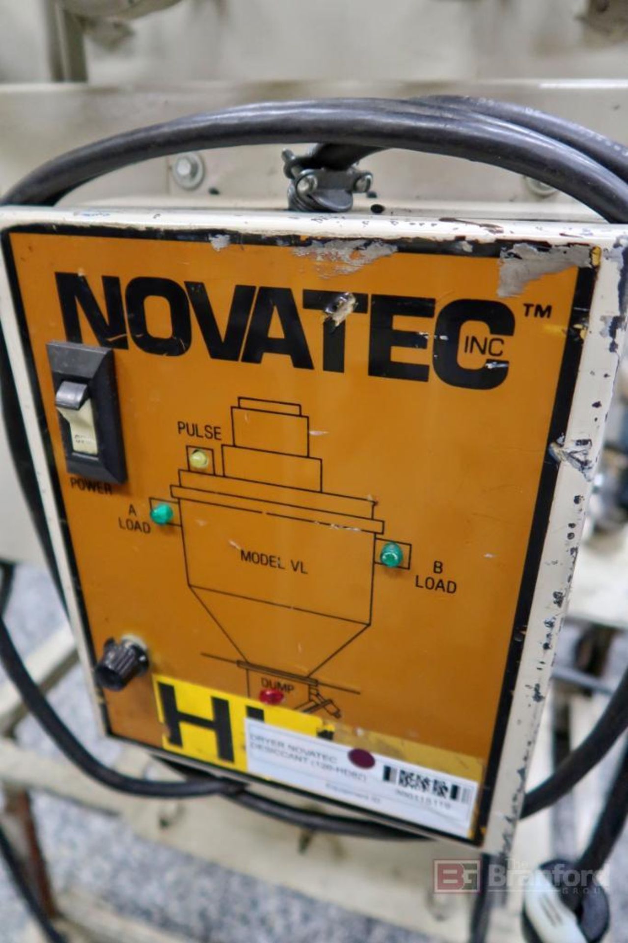 Novatec Dryer Model DCS-25 w/ 60-Lb Hopper - Image 6 of 9