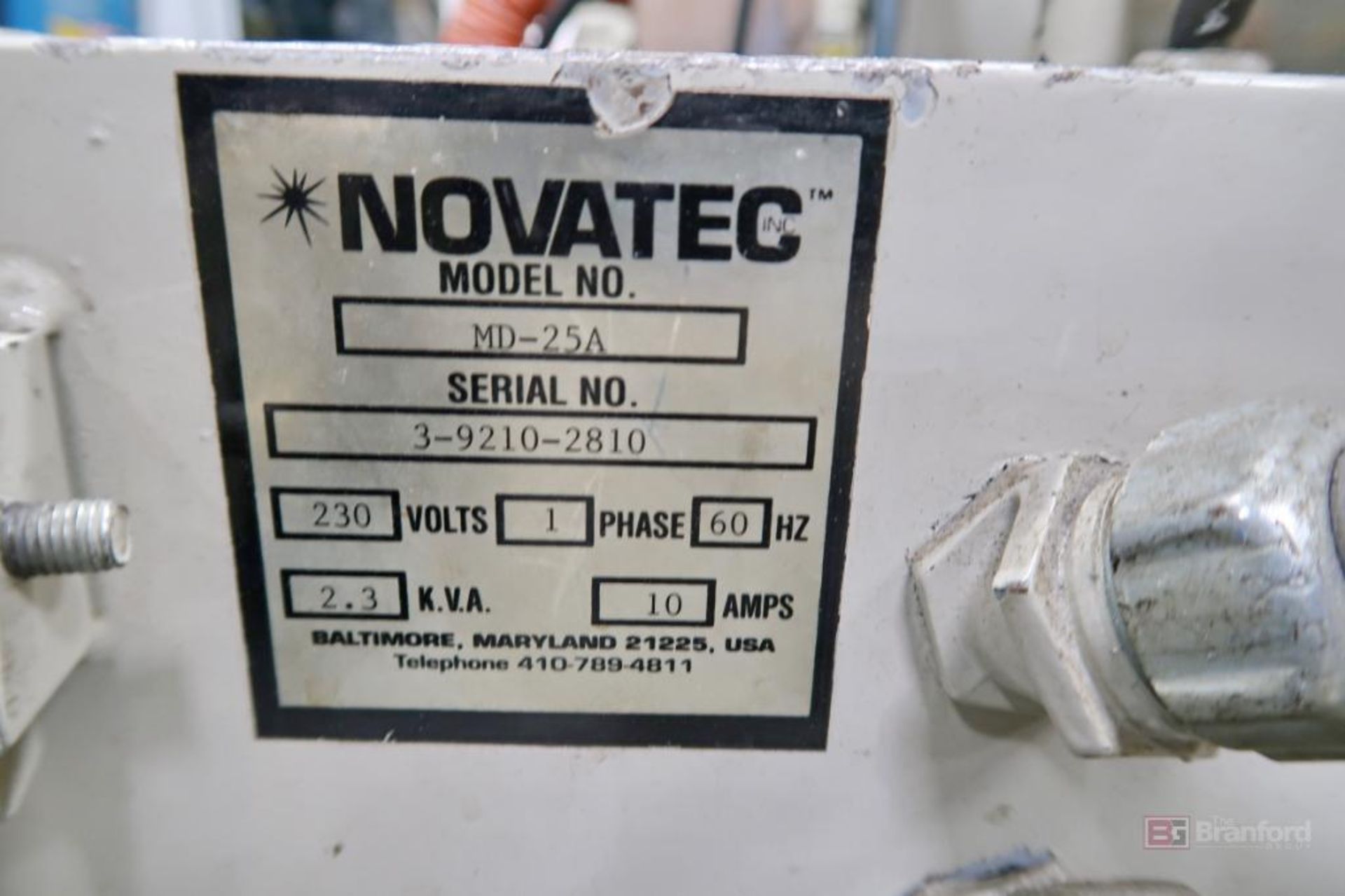 Novatec Dryer Model MD-25A w/ 30-Lb Hopper - Image 5 of 7