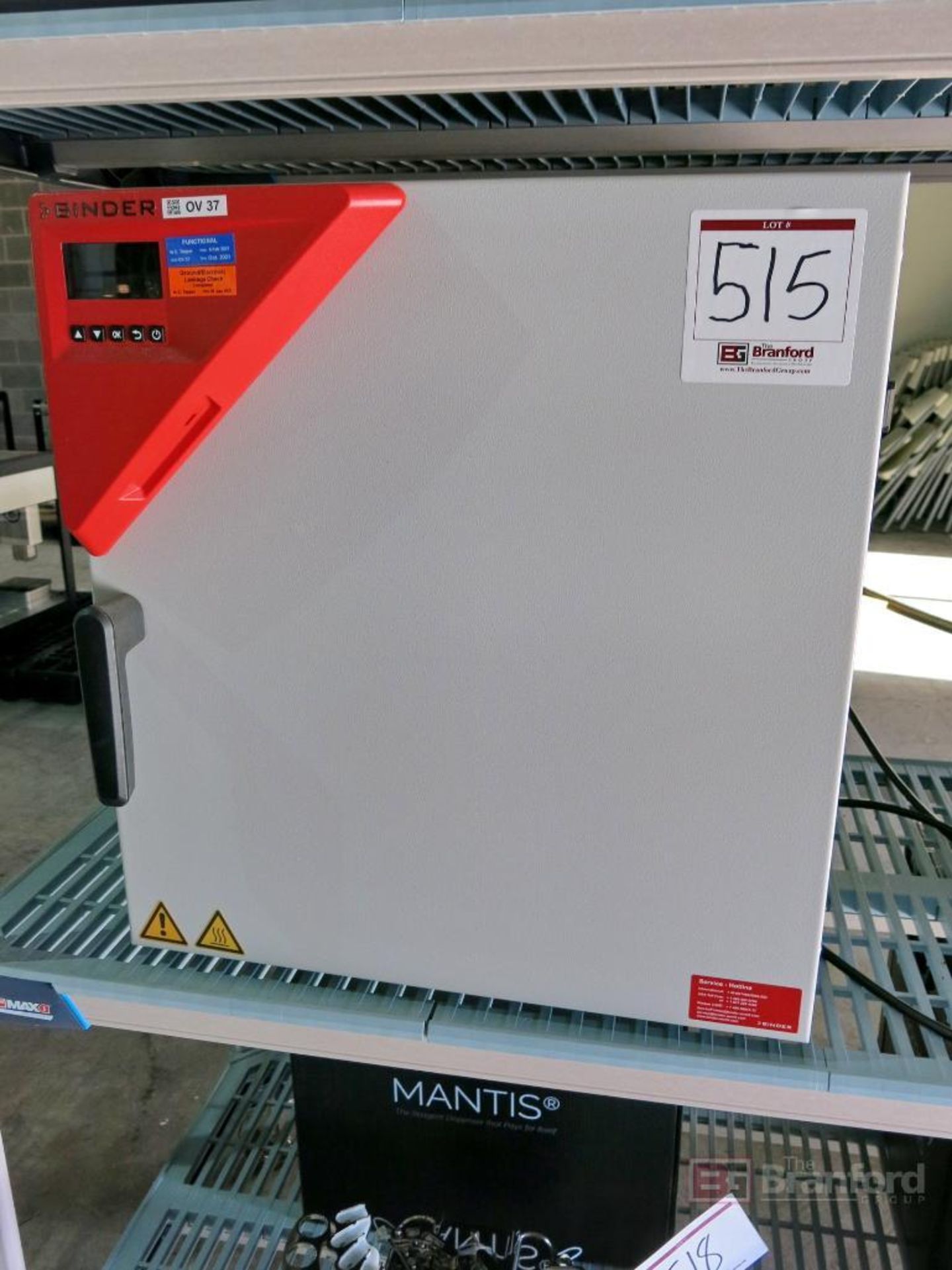 Binder Model ED56 572° F Multi-Shelf Oven