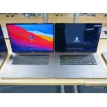 (2) Apple MacBook Pro Model A2141 Laptop Computers
