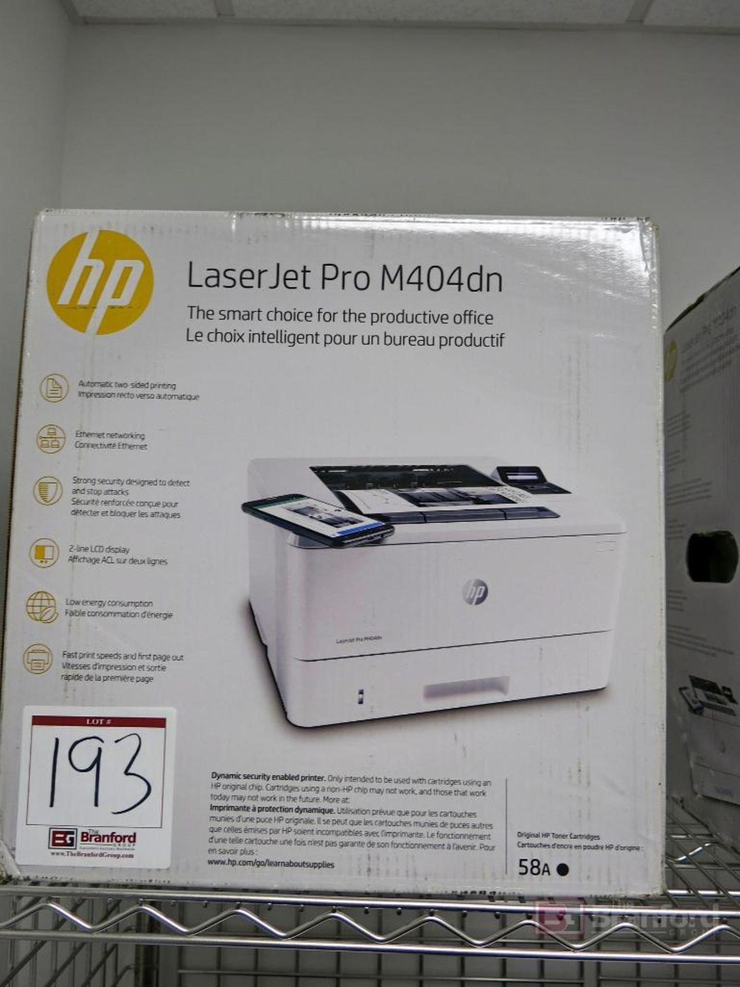 HP LaserJet Pro Model M404DN Laser Printer