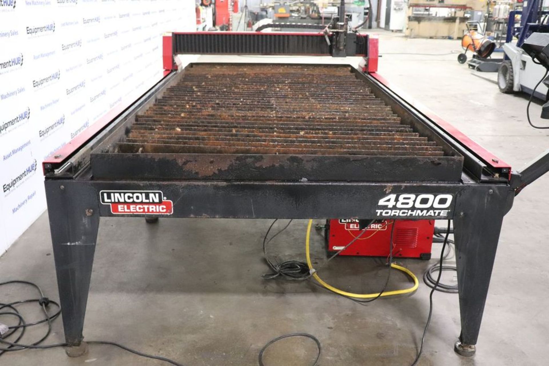 2018 Lincoln Torchmate 4800 4′ x 8′ CNC Cutting Table with FlexCut 125 Amp Plasma Cutter Source - Image 8 of 21