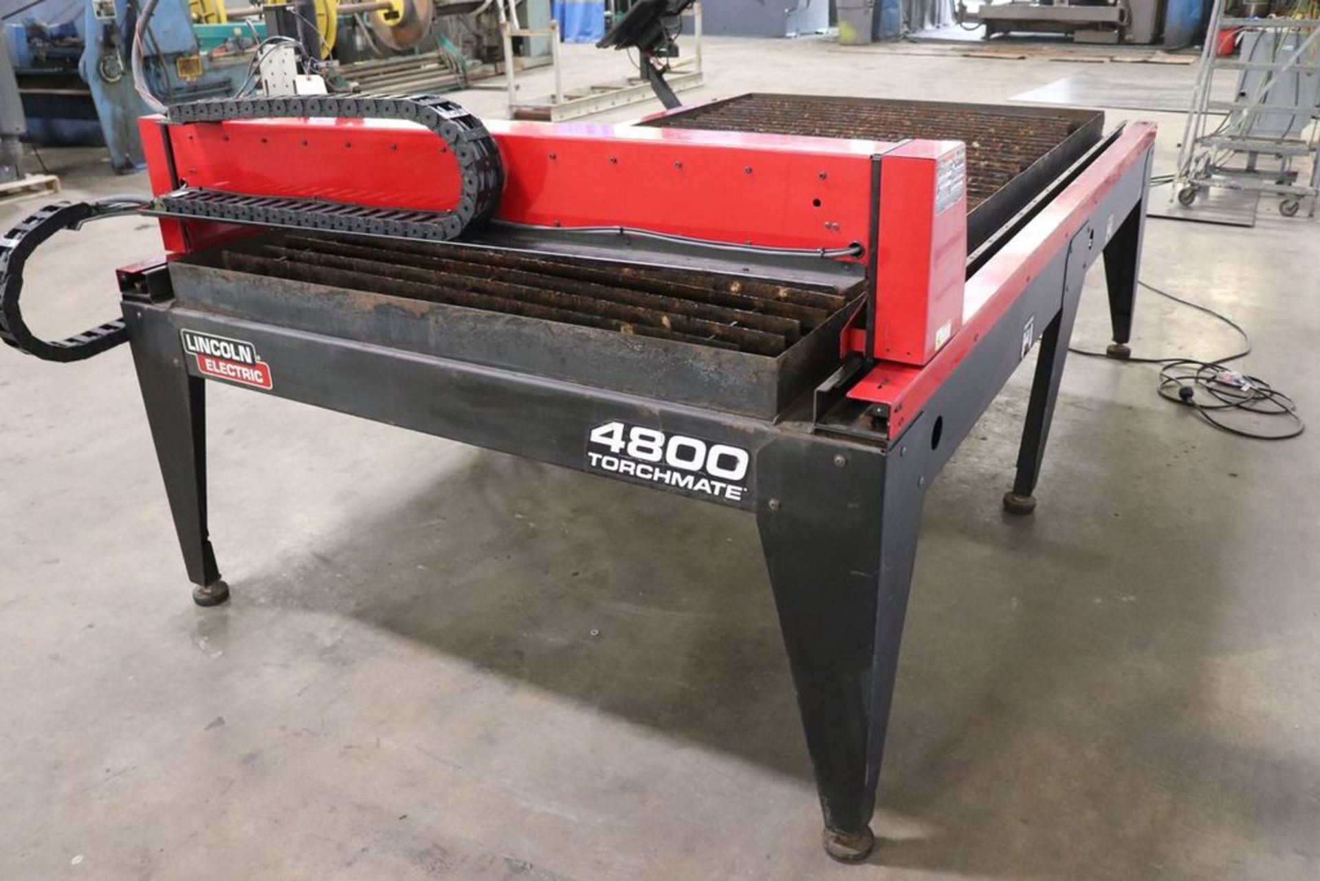 2018 Lincoln Torchmate 4800 4′ x 8′ CNC Cutting Table with FlexCut 125 Amp Plasma Cutter Source - Image 12 of 21