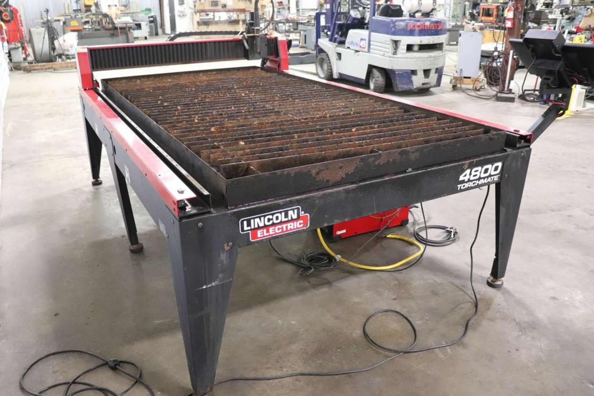 2018 Lincoln Torchmate 4800 4′ x 8′ CNC Cutting Table with FlexCut 125 Amp Plasma Cutter Source - Image 10 of 21